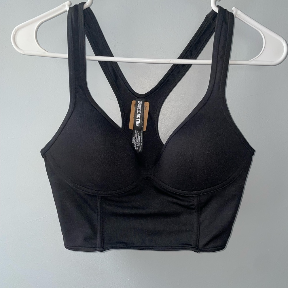 Pink Victoria's Secret Ultimate Push-Up Sports Bustier